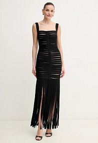 Sukienka mini Herve Leger  czarna FFR8513700