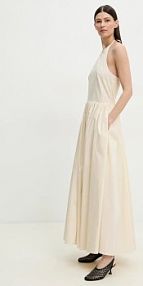 Sukienka maxi Isabelle Blanche  beżowa IS25SS.A134.T