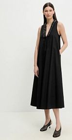 Sukienka midi Isabelle Blanche  czarna IS25SS.A056.T