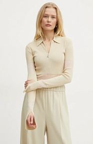 Sweter PATRIZIA PEPE  beżowy damski 8K0248.K078