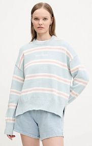 Sweter Guess Jeans  niebieski damski W4BR09.Z3HM1