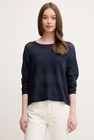 Sweter Sisley  granatowy damski 17Q3M1069