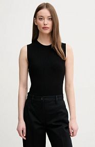 Top Sisley  czarny damski 17Q3M105S