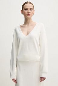 Sweter Oui  biały damski 91125.