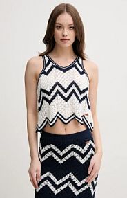 Top Pepe Jeans  beżowy damski PL702284