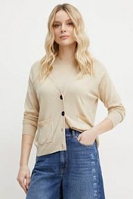 Kardigan Weekend Max Mara  beżowy 2515381011600