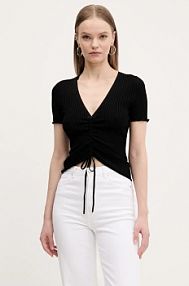 Sweter HUGO  czarny damski 50538231