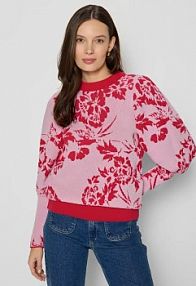 Sweter BIZUU  różowy damski FLORIA.ROZOWY