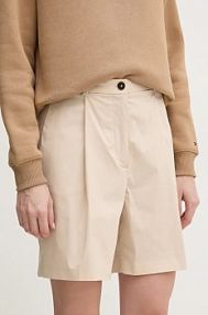 Szorty Tommy Hilfiger  beżowe damskie WW0WW44764