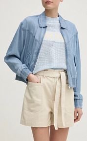 Szorty jeansowe DKNY  beżowe DJ5S8024