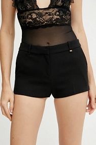Szorty Elisabetta Franchi  czarne damskie SH00352E2