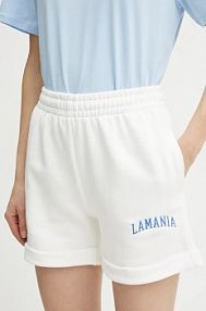 Szorty La Mania  białe damskie JUNGLE