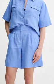 Szorty Karl Lagerfeld  fioletowe damskie A2W10015