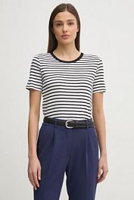 T-shirt United Colors of Benetton  biały damski 30YSE16A0