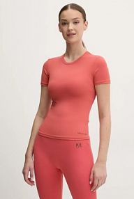 T-shirt P.E Nation  pomarańczowy damski 243T257