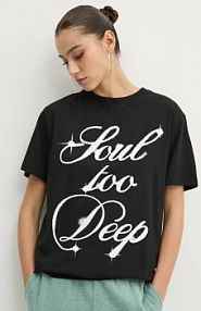 T-shirt Karl Kani  czarny damski 61300061