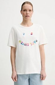 T-shirt PS Paul Smith  beżowy damski W2R.232V.PP49