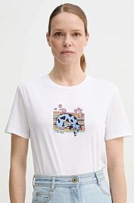 T-shirt PS Paul Smith  biały damski W2R.G799.PP49