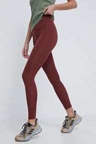 Legginsy Columbia  bordowy damskie 2033514