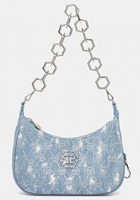 Torebka shopperka Philipp Plein  niebieska SAEA.WBA2083.