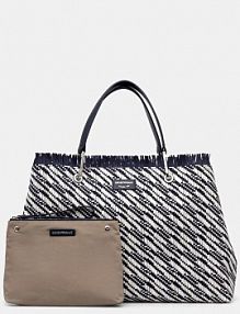 Torebka shopperka Emporio Armani  granatowa EW001001.AF12