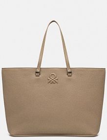 Torebka shopperka United Colors of Benetton  zielona 618UDY06W