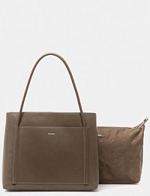 Torebka shopperka Calvin Klein  brązowa K60K613109