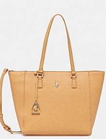 Torebka shopperka U.S. Polo Assn.  beżowa BEUJE8657WVP