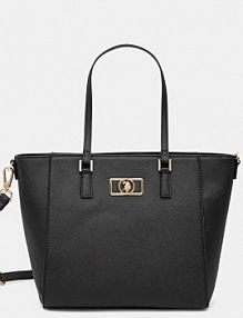 Torebka shopperka U.S. Polo Assn.  czarna BEUJ88674WVP
