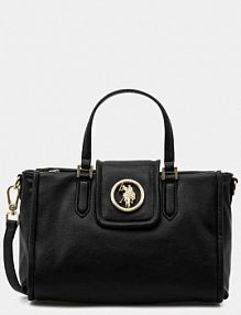 Torebka shopperka U.S. Polo Assn.  czarna BEUJ58591WVP