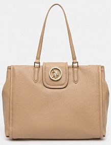 Torebka shopperka U.S. Polo Assn.  beżowa BEUJ58588WVP