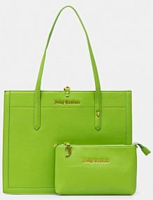 Torebka shopperka Juicy Couture  zielona BEJLL8752WVP