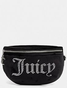 Saszetka nerka Juicy Couture  czarna damska BEJQL8768WPO