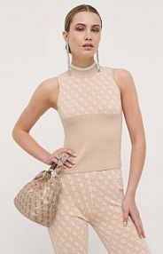 Top Guess  beżowy damski W3YR26.Z37K0