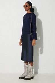 Sweter Lacoste  granatowy damski AF0633