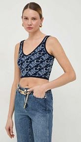 Top MICHAEL Michael Kors  granatowy damski MR460U19Z6