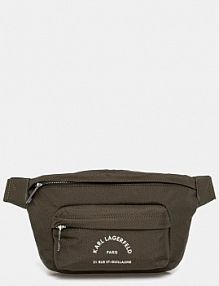 Saszetka nerka Karl Lagerfeld  zielona damska A2M30220