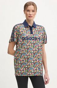 Koszulka polo adidas Originals  granatowa damska JC7786