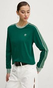 Longsleeve adidas Originals  zielony damski JC5775