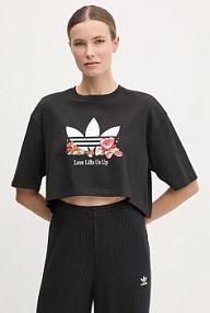 T-shirt adidas Originals  czarny damski JC8333