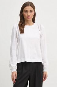 Longsleeve DKNY  biały damski DJ4T1336