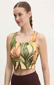 Top treningowy adidas performance  żółty JD6306