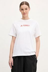 T-shirt adidas Terrex  biały damski JF9132