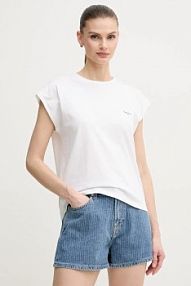 T-shirt Pepe Jeans  biały damski PL506030