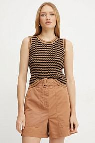 Kamizelka Weekend Max Mara  brązowa damska 2515361092600