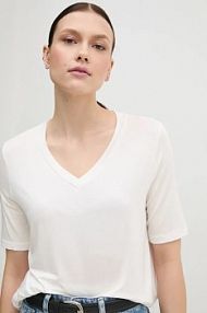 T-shirt United Colors of Benetton  biały damski 3Z12D401G