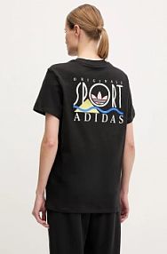 T-shirt adidas Originals  czarny damski JD1805