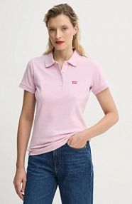 Koszulka polo Levi's  różowa damska 001F2