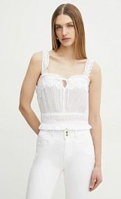 Bluzka Guess  biała damska W5GH0U.WE340