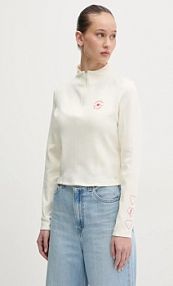 Longsleeve Converse  beżowy damski 10028308.A01